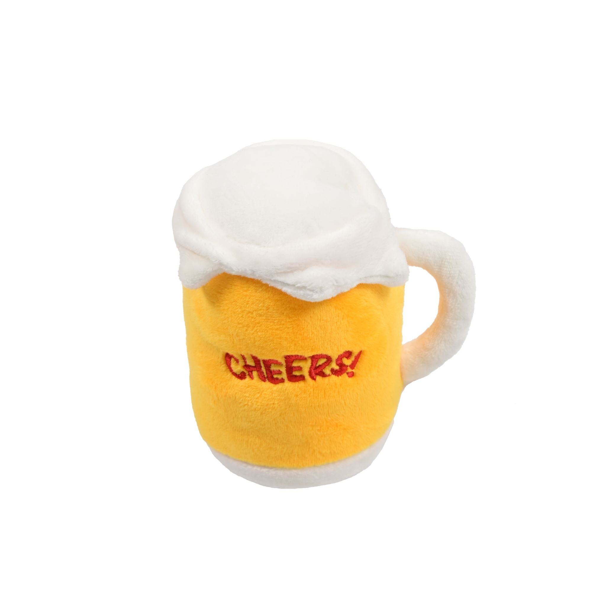 Cheers! Foaming Beer Dog Toy