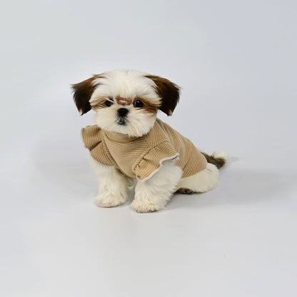 Ruffle Sleeve Doggy Shirt